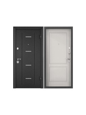 Металлическая входная дверь для квартиры Torex Flat-M 860x2050, правая, темно-серый 2000006057587
