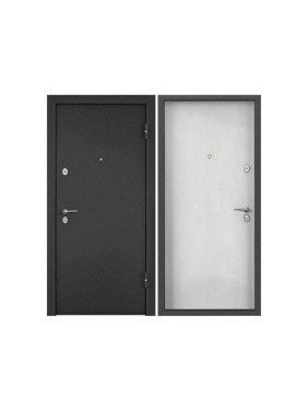 Металлическая входная дверь для квартиры Torex Terminal-B 860x2050 правая, черный/серый 2000006103017