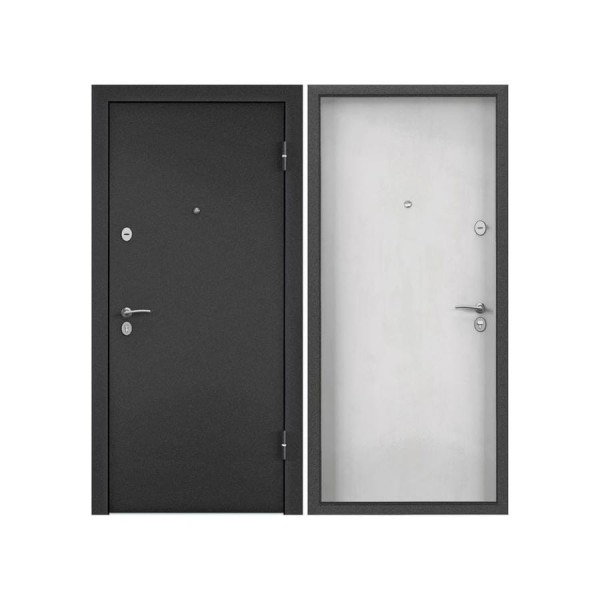 Металлическая входная дверь для квартиры Torex Terminal-B 860x2050 правая, черный/серый 2000006103017