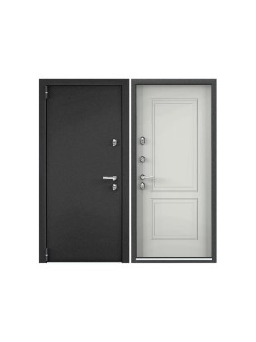 Входная дверь для загородного дома Torex Snegir Pro металлическая, 880x2050 мм, левая, темно-серый/серый 2000005875915