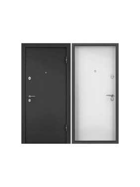 Металлическая входная дверь для квартиры Torex Terminal-B 860x2050 мм, правая, черный/белый 2000006103055 Металлическая входная дверь для квартиры Torex Terminal-B 860x2050 мм, правая, черный/белый 2000006103055