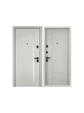 Входная металлическая дверь Torex Super Omega PRO для квартиры 950x2070, левая, белый 2000005867569