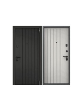 Входная металлическая дверь Torex Super Omega PRO для квартиры 950x2050, правая, черный/белый 2000006020178