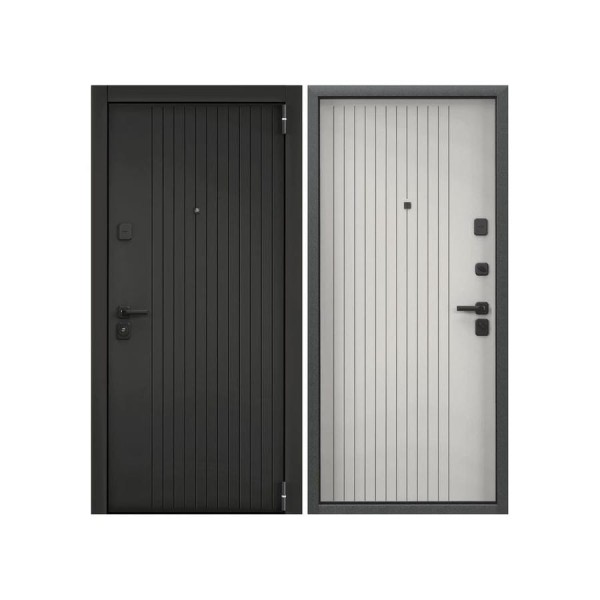Входная металлическая дверь Torex Super Omega PRO для квартиры 950x2050, правая, черный/белый 2000006020178