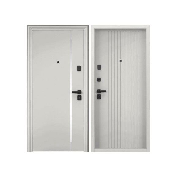 Входная металлическая дверь Torex Super Omega PRO для квартиры 950x2050, левая, белый 2000005837043