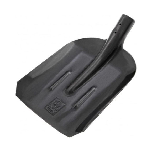Совковая лопата Berhau 290x235, рельсовая сталь, с ребрами жесткости, без черенка 101882