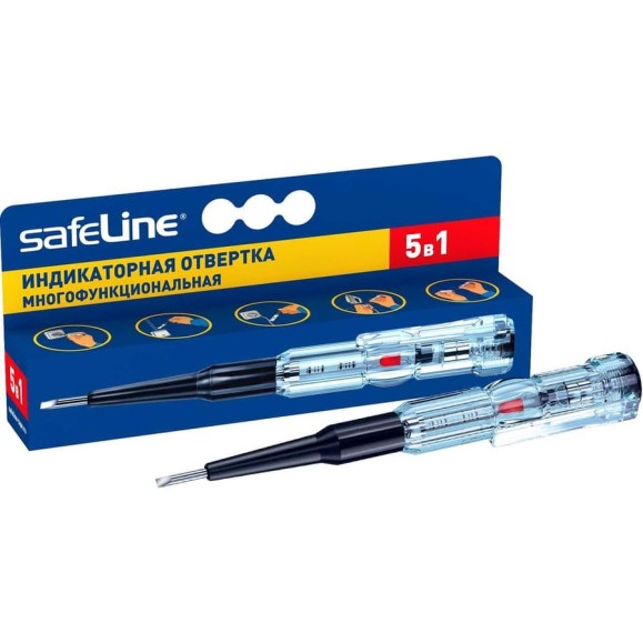Индикаторная отвертка многофункциональная Safeline MS-18 11692