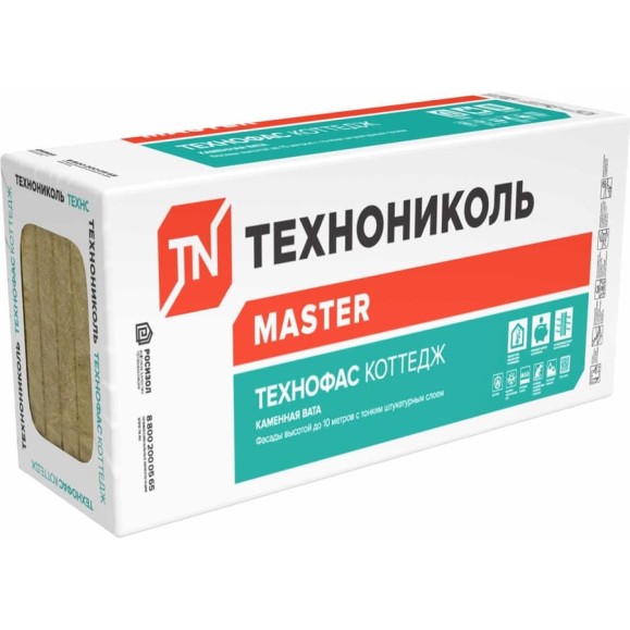 Минеральная изоляция Технофас КОТТЕДЖ (3 шт; 1200х600х100 мм) ТЕХНОНИКОЛЬ TN495006 Минеральная изоляция Технофас КОТТЕДЖ (3 шт; 1200х600х100 мм) ТЕХНОНИКОЛЬ TN495006