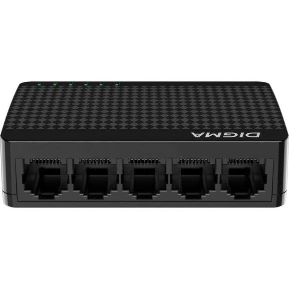 Неуправляемый коммутатор DIGMA DSW-305FE 5x100Mb 1870369 Неуправляемый коммутатор DIGMA DSW-305FE 5x100Mb 1870369