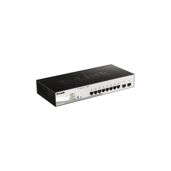 Управляемый l2 коммутатор d-link с 8 портами 10/100/1000base-t и 2 портами 1000base-x sfp 8 портов poe 802.3af/at, poe бюджет 65 вт DGS-1210-10P/FL1A Управляемый l2 коммутатор d-link с 8 портами 10/100/1000base-t и 2 портами 1000base-x sfp 8 портов poe 802.3af/at, poe бюджет 65 вт DGS-1210-10P/FL1A