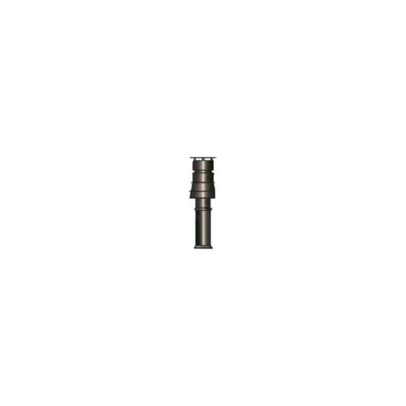 Вертикальный коаксиальный дымоход De Dietrich 80/125 PPS, чёрный DY843 100002732
