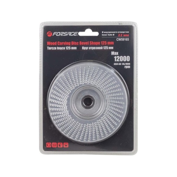 Круг отрезной 125х22 мм, 13300 об/мин, в блистере Forsage F-CW59165(51942) Круг отрезной 125х22 мм, 13300 об/мин, в блистере Forsage F-CW59165(51942)