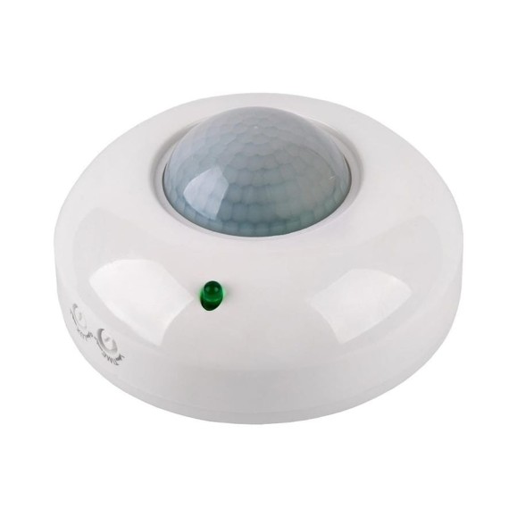 Датчик движения инфракрасный потолочный General Lighting Systems радиус 8 м 1200Вт min - 10 сек. max -7 мин белый 475803 Датчик движения инфракрасный потолочный General Lighting Systems радиус 8 м 1200Вт min - 10 сек. max -7 мин белый 475803