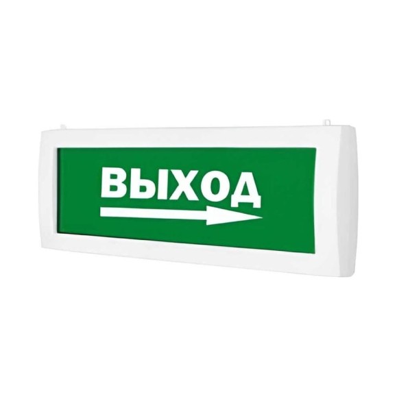Световое табло Элтех-Сервис М-2-12 ВЫХОД со стрелкой двухстороннее 00000000482 Световое табло Элтех-Сервис М-2-12 ВЫХОД со стрелкой двухстороннее 00000000482