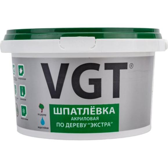 Шпаклевка по дереву Экстра Береза 1 кг VGT 11593637