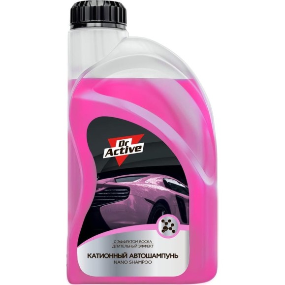 Автошампунь для ручной мойки автомобиля Sintec Dr. Active Nano Shampoo, концентрат 1 л 801752 Автошампунь для ручной мойки автомобиля Sintec Dr. Active Nano Shampoo, концентрат 1 л 801752
