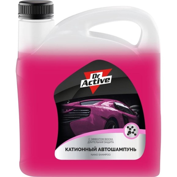 Автошампунь Sintec Dr. Active Nano Shampoo для ручной мойки автомобиля, концентрат 5 кг 801751