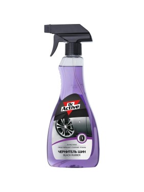 Полироль для шин Sintec Dr. Active Black Rubber, 500 мл спрей 802439 Полироль для шин Sintec Dr. Active Black Rubber, 500 мл спрей 802439
