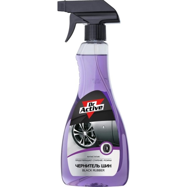 Полироль для шин Sintec Dr. Active Black Rubber, 500 мл спрей 802439
