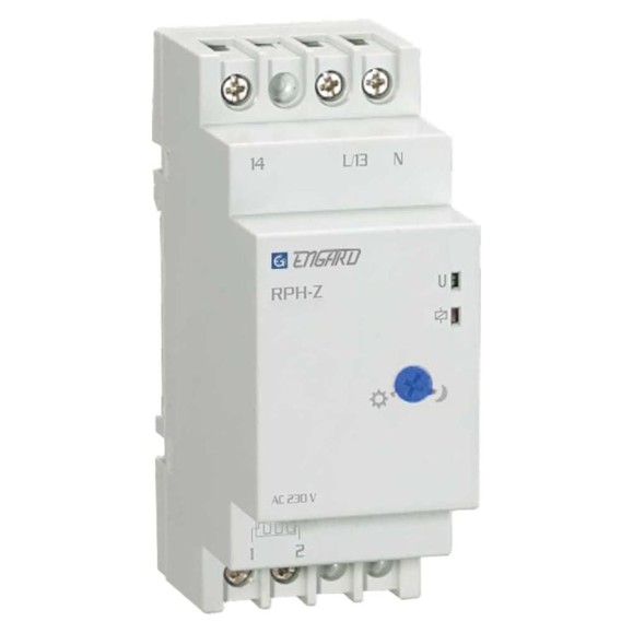 Фотореле Engard rph-z 2-100 лк AC 230В RPH-Z20 Фотореле Engard rph-z 2-100 лк AC 230В RPH-Z20