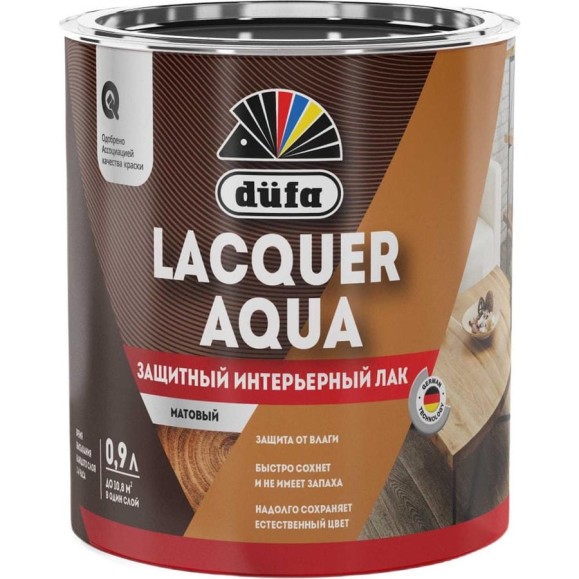 Интерьерный лак Dufa LACQUER AQUA матовый, 0.9 л МП00-009467