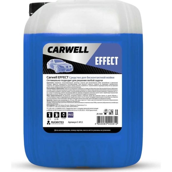 Средство для бесконтактной мойки EFFECT 20 л Carwell С-812 Средство для бесконтактной мойки EFFECT 20 л Carwell С-812