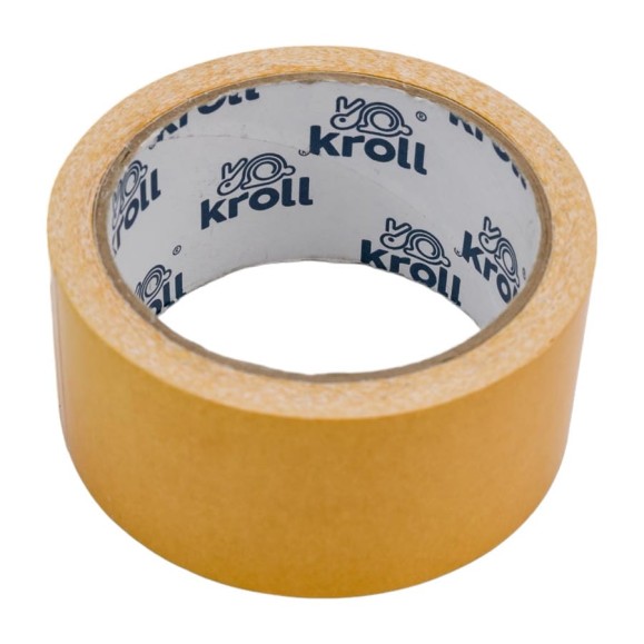 Клейкая лента двусторонняя ткань PVC 48x10 KROLL 4607190400922 Клейкая лента двусторонняя ткань PVC 48x10 KROLL 4607190400922