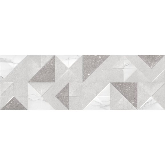 Настенная плитка Gracia Ceramica Origami grey серый 03, 30x90 см, 1.35 кв.м, 5 шт. СК000039032