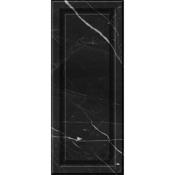 Настенная плитка Gracia Ceramica Noir black черный 02, 25x60 см, 1.2 кв.м, 8 шт. СК000036395