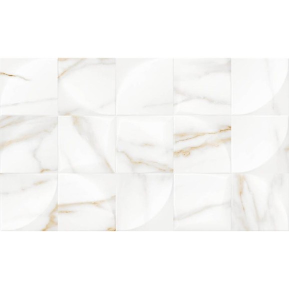Настенная плитка Gracia Ceramica Marmaris white белый 02, 30x50 см, 1.2 кв.м, 8 шт. СК000040519