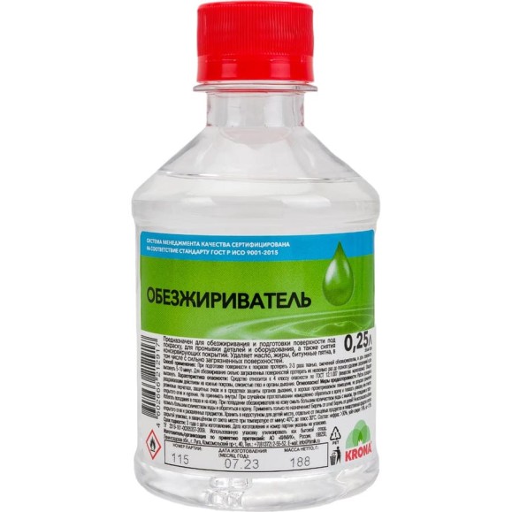 Обезжириватель KRONA 0.25 л 6212917