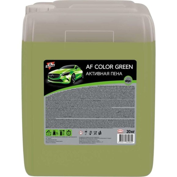 Активная пена для бесконтактной мойки dr.active af color green 20 кг Sintec 802553 Активная пена для бесконтактной мойки dr.active af color green 20 кг Sintec 802553