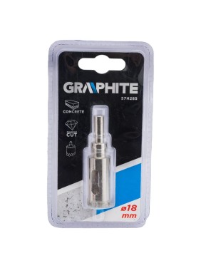 Сверло по керамической плитке 18 мм GRAPHITE 57H285 Сверло по керамической плитке 18 мм GRAPHITE 57H285