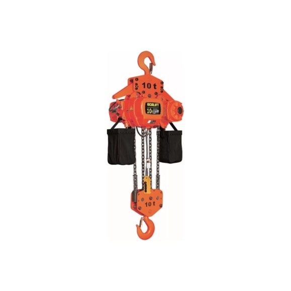 Таль цепная стационарная OCALIFT 10-04S (г/п 10т 6м 380в, электрическая на крюке) oca1004sn6m