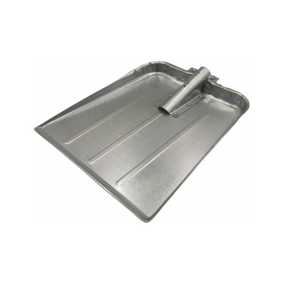 Снеговая лопата ЛЕТО 450x400x1.5мм (алюм.) без черенка 7320