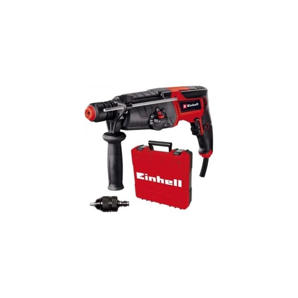 Перфоратор Einhell te-rh 950 5f, sds-plus, 950 Вт, 2 ск. 0-1200/2600 об/мин, 28 мм, 3 Дж, 2 патрона, кейс e-box 4257978 Перфоратор Einhell te-rh 950 5f, sds-plus, 950 Вт, 2 ск. 0-1200/2600 об/мин, 28 мм, 3 Дж, 2 патрона, кейс e-box 4257978