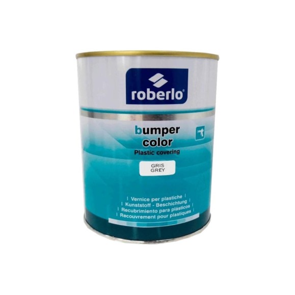 Универсальное структурное эластичное покрытие ROBERLO 1k bumper color для пластиков, серый, 1л 61160 Универсальное структурное эластичное покрытие ROBERLO 1k bumper color для пластиков, серый, 1л 61160