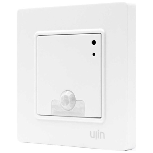 Умный выключатель-диммер + датчик 5в1 Ujin Luxe/WiFi/BLE/IR/CO2 D-10000-02 Умный выключатель-диммер + датчик 5в1 Ujin Luxe/WiFi/BLE/IR/CO2 D-10000-02