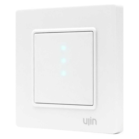 Умный выключатель-диммер Ujin WIFI Z1 двухклавишный, работает с Алисой, голосовое управление D-10000-06 Умный выключатель-диммер Ujin WIFI Z1 двухклавишный, работает с Алисой, голосовое управление D-10000-06