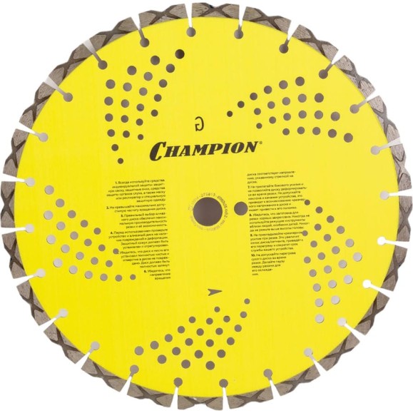 Диск алмазный 350х25,4х10 мм CHAMPION Гранит PRO Laser Granitek C1608 Диск алмазный 350х25,4х10 мм CHAMPION Гранит PRO Laser Granitek C1608