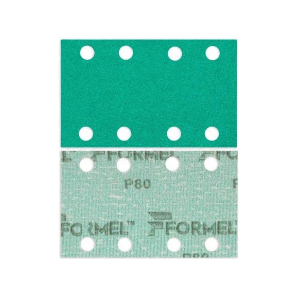 Полоса на пленочной основе FILM 81x133 мм, 8 отв., P80, 50 шт Formel 82352130080 Полоса на пленочной основе FILM 81x133 мм, 8 отв., P80, 50 шт Formel 82352130080