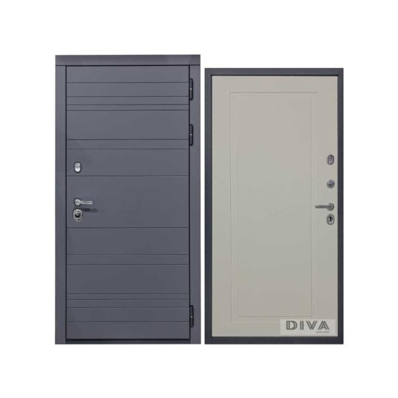 Дверь DIVA МД-39 2050x960 мм, правая, Серая-Н10 Софт Шампань УТ-00075480 Дверь DIVA МД-39 2050x960 мм, правая, Серая-Н10 Софт Шампань УТ-00075480