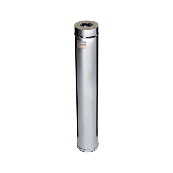 Сэндвич FERRUM 1 м, 0.8 мм, нержавеющая сталь, ф110x200 f4031 Сэндвич FERRUM 1 м, 0.8 мм, нержавеющая сталь, ф110x200 f4031