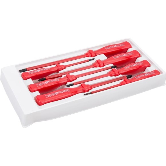 Набор изолированных отверток Pro'sKit 8PK-8100 E 4х -, 3х +, 1000В С00034089 Набор изолированных отверток Pro'sKit 8PK-8100 E 4х -, 3х +, 1000В С00034089