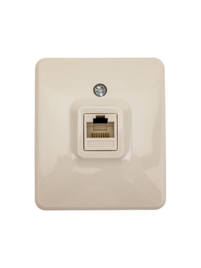Информационная розетка ЭРА 11-3203-02, RJ45, ОУ, IP20, Эксперт, слоновая кость Б0020731 Информационная розетка ЭРА 11-3203-02, RJ45, ОУ, IP20, Эксперт, слоновая кость Б0020731