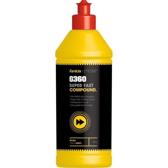Абразивная полировальная паста G360 Super Fast Compound 0.5 кг Farecla SFC501 Абразивная полировальная паста G360 Super Fast Compound 0.5 кг Farecla SFC501