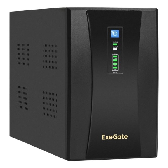 Источник бесперебойного питания ExeGate SpecialPro UNB-2C13.RJ.USB 2C13, RJ45 11,USB, металлический корпус, Black 292612 Источник бесперебойного питания ExeGate SpecialPro UNB-2C13.RJ.USB 2C13, RJ45 11,USB, металлический корпус, Black 292612