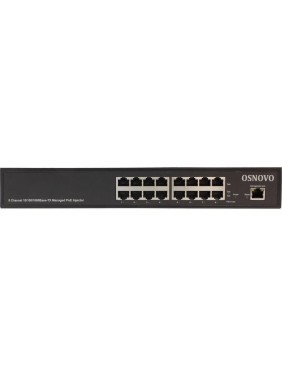 Управляемый PoE-инжектор OSNOVO Midspan-8/150RGM Gigabit Ethernet на 8 портов. sct0988 Управляемый PoE-инжектор OSNOVO Midspan-8/150RGM Gigabit Ethernet на 8 портов. sct0988
