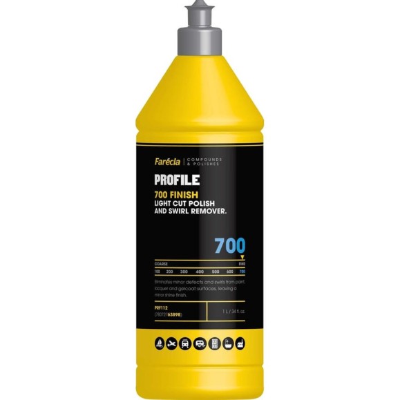 Полировальная эмульсия для финишной полировки Profile 700 Finish 1 л Farecla PRF112 Полировальная эмульсия для финишной полировки Profile 700 Finish 1 л Farecla PRF112