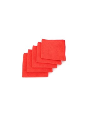 Микрофибра ACG 40х40 см, 300 г/м2, цвет красный, упак. 5 шт. 1024888
